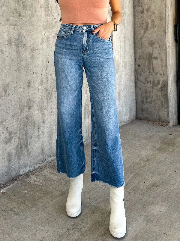 Vervet High Rise Wide Leg Jeans