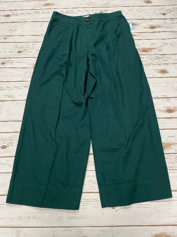 Pants Wide Leg By Loft In Green, Size: 14