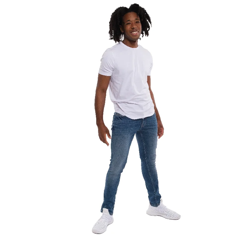 Skinny Fit / Stream  (Med Blue)