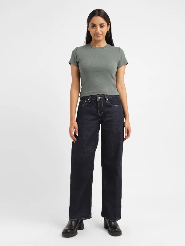 Women's Mid Rise 94 Baggy Wide Leg Jeans