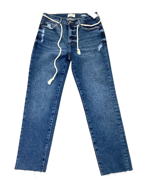 Jeans Straight By Kensie In Blue Denim, Size: 4