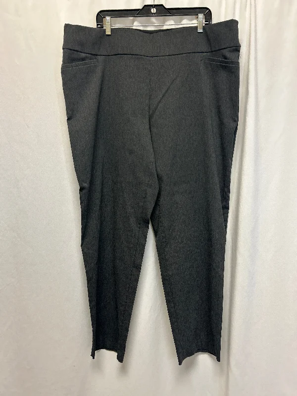 Pants Dress By Terra & Sky In Grey, Size: 20