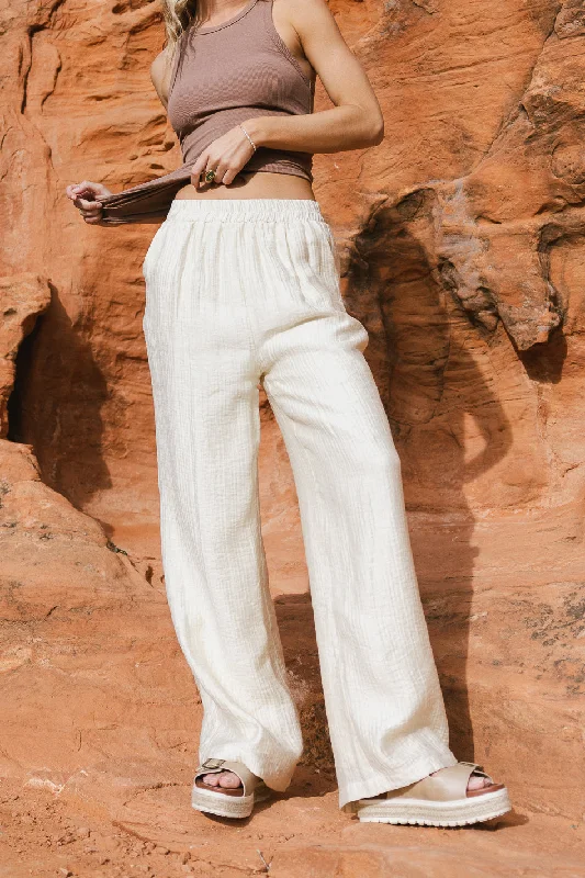 Jennilyn Pants in Cream - FINAL SALE