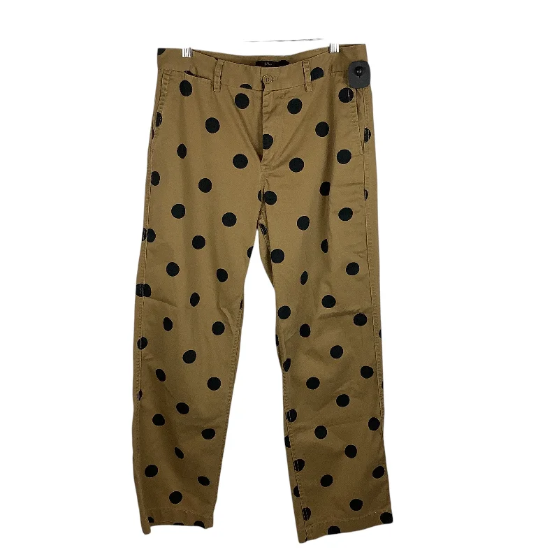 Pants Cropped By J. Crew In Polkadot Pattern, Size: 8