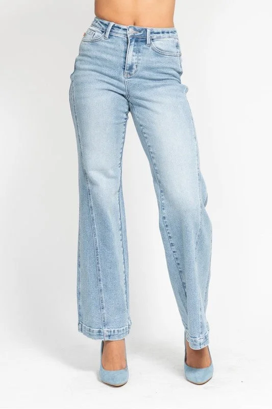 Judy Blue High Rise Retro Wide Leg Jeans