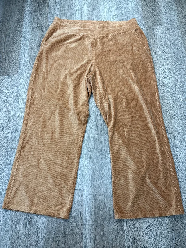 Pants Lounge By Calvin Klein Performance In Tan, Size: 2x