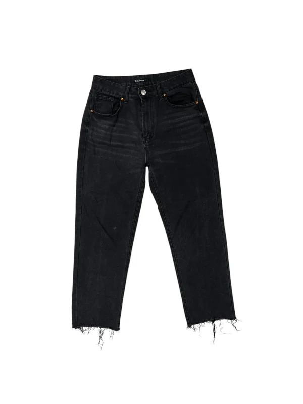 Jeans Straight By BLUE SAVVY In Black Denim, Size: 8