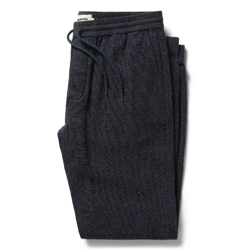 The Apres Pant in Charcoal Donegal