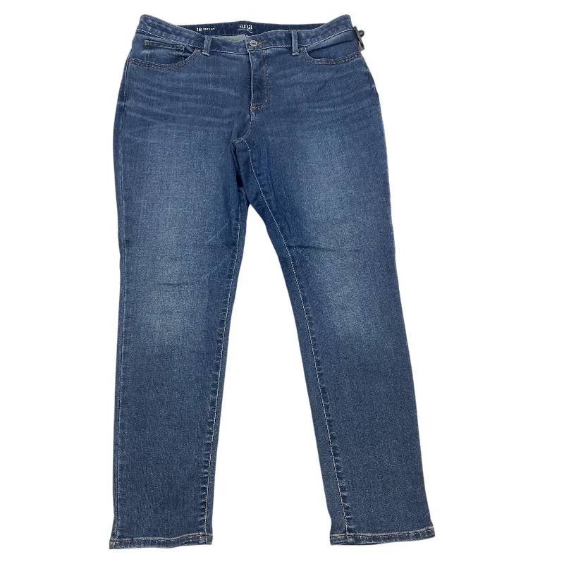 Jeans Skinny By Ana In Blue Denim, Size: 16