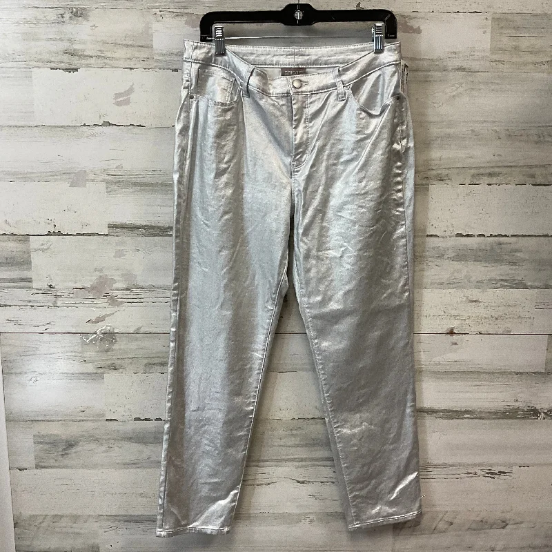 Pants Other By Chicos In Silver, Size: M