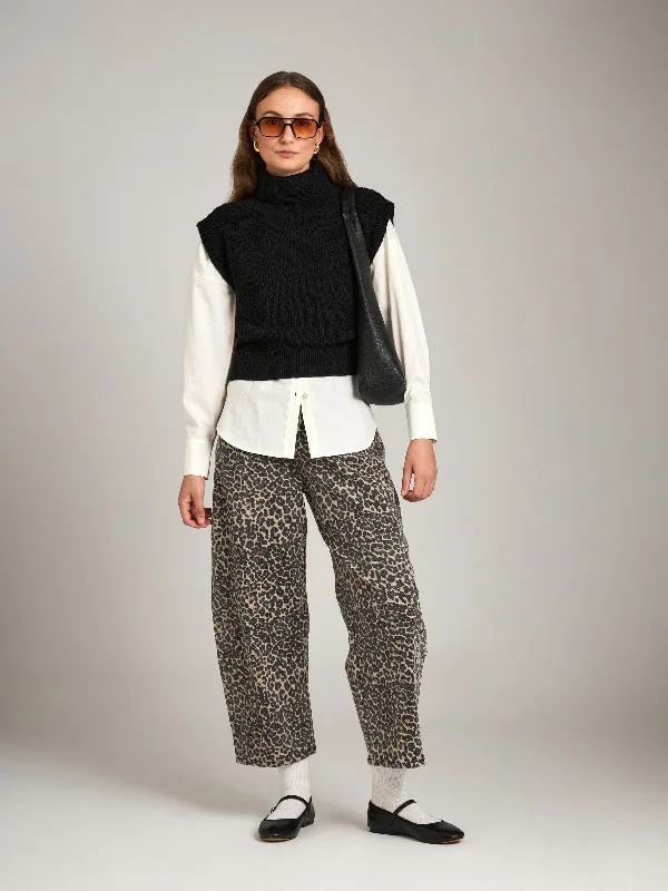 Printed Barrel Pant