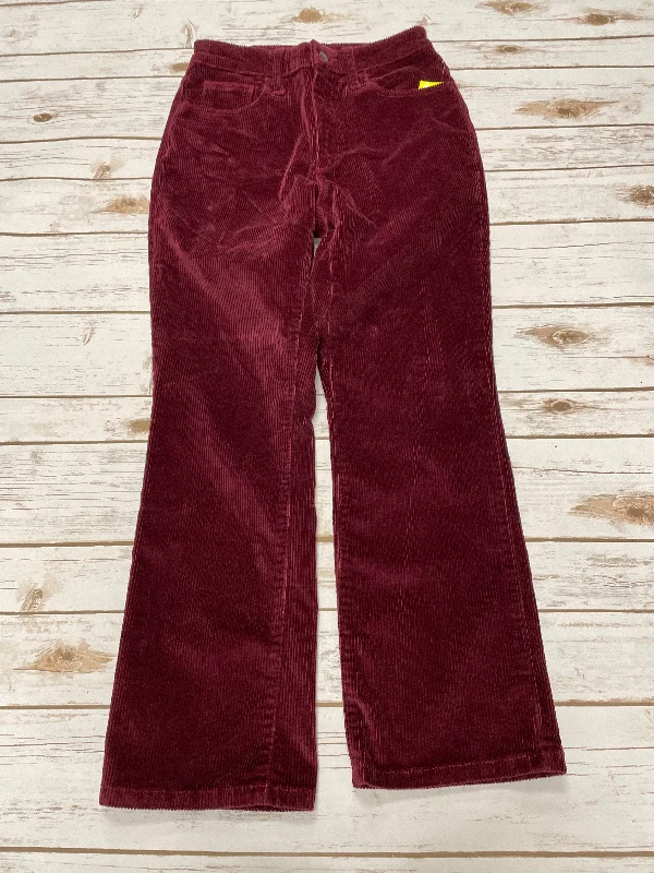 Pants Corduroy By Universal Thread In Maroon, Size: 4