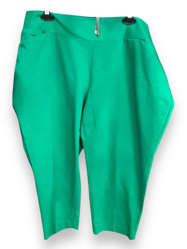 Pants Cropped By Investments In Green, Size: 20