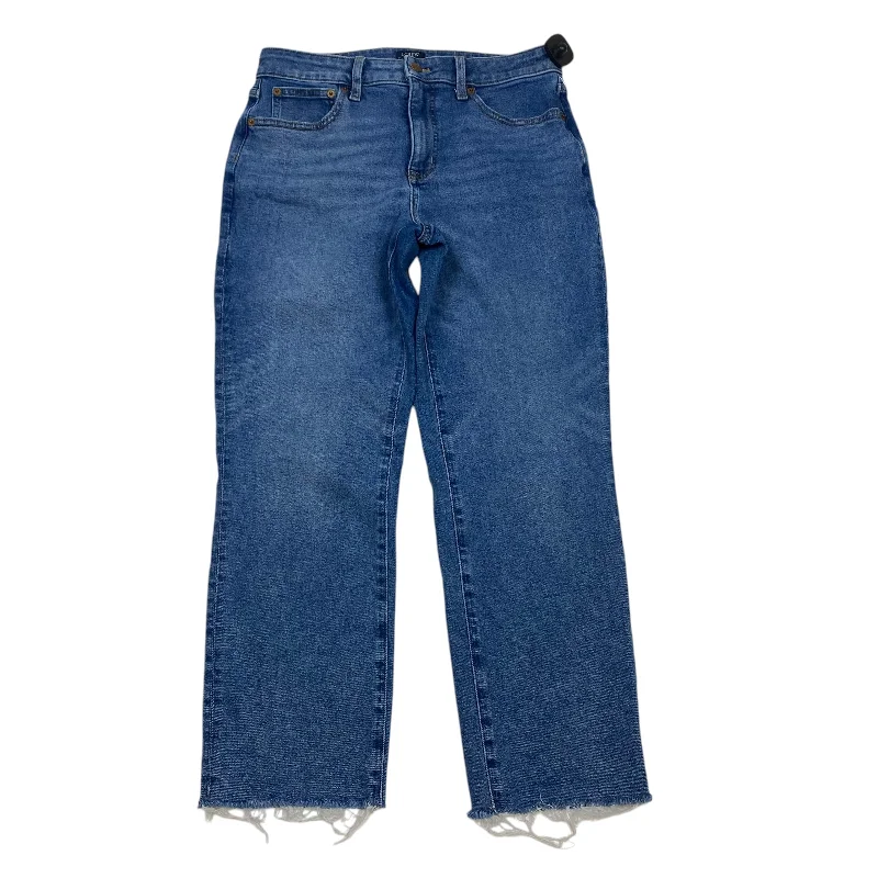 Jeans Straight By J. Crew In Blue Denim, Size: 6