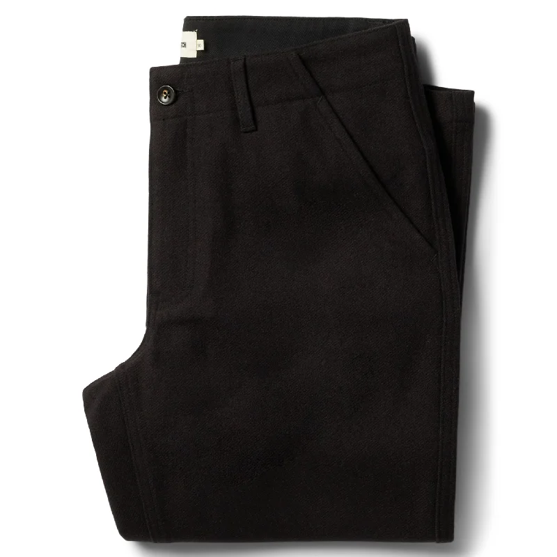 The Carnegie Pant in Espresso Wool