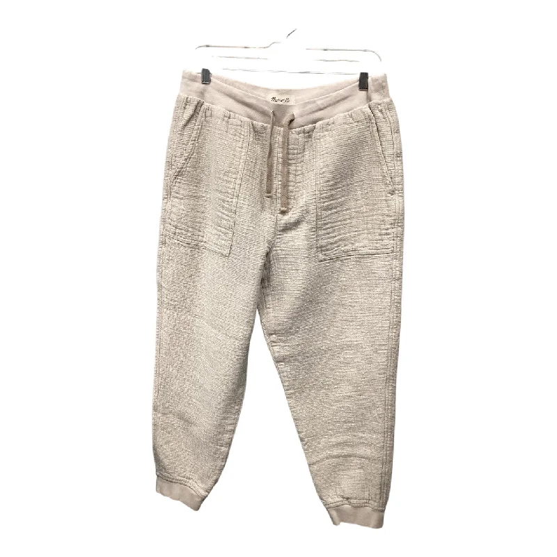 Pants Joggers By Madewell In Tan, Size: L