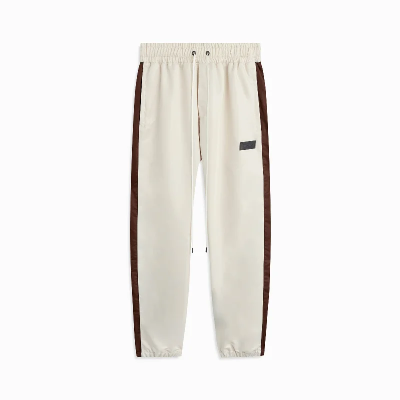 parachute track pant 1.5 / ivory + brown