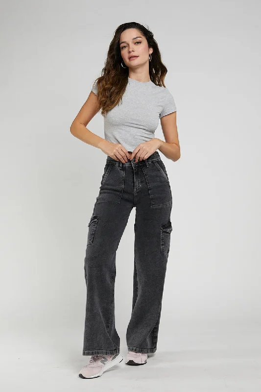 Wide Leg Jeans 4843