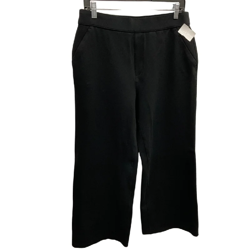 Pants Wide Leg By Spanx In Black, Size: L