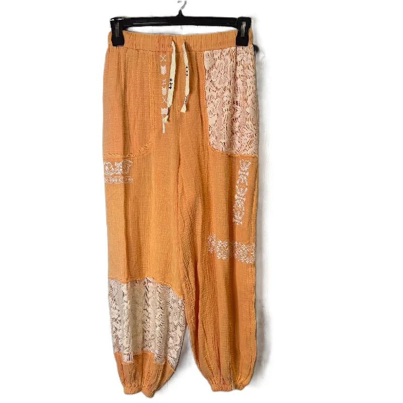 Pants Joggers By Pol In Orange, Size: S