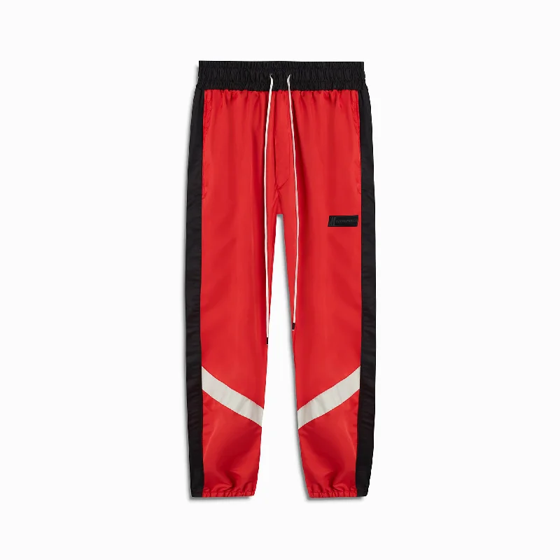 parachute track pant 2.5 / red + black + ivory