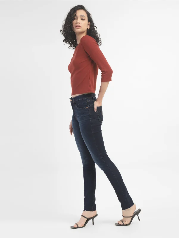 Women's High Rise Skinny Fit Jeans