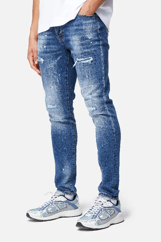 RICHIE DISTRESSED JEAN - BLUE