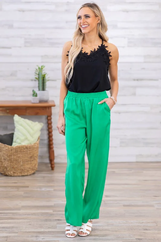 Jade Wide Leg Pull On Pants