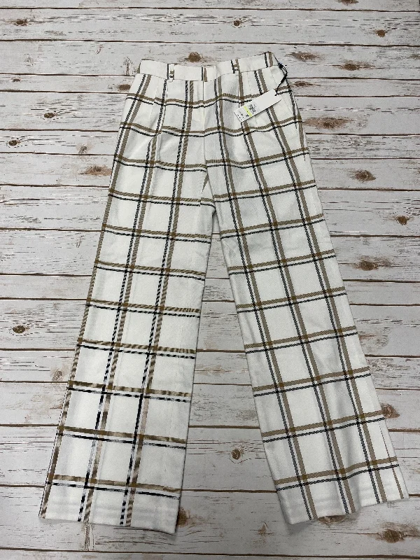 Pants Dress By Calvin Klein In Plaid Pattern, Size: 4