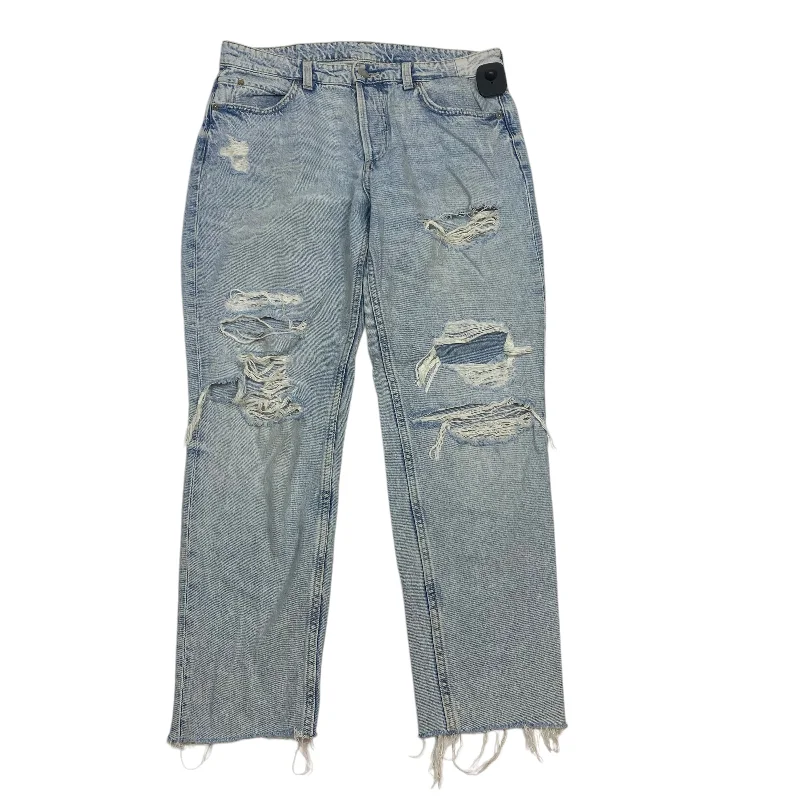 Jeans Boyfriend By H&m In Blue Denim, Size: 6