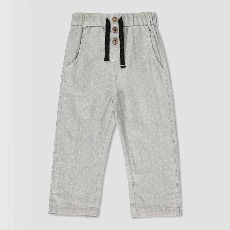 Hykka pant in grey dot