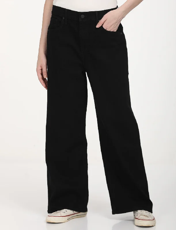 Women's High Rise Wide Leg Jeans