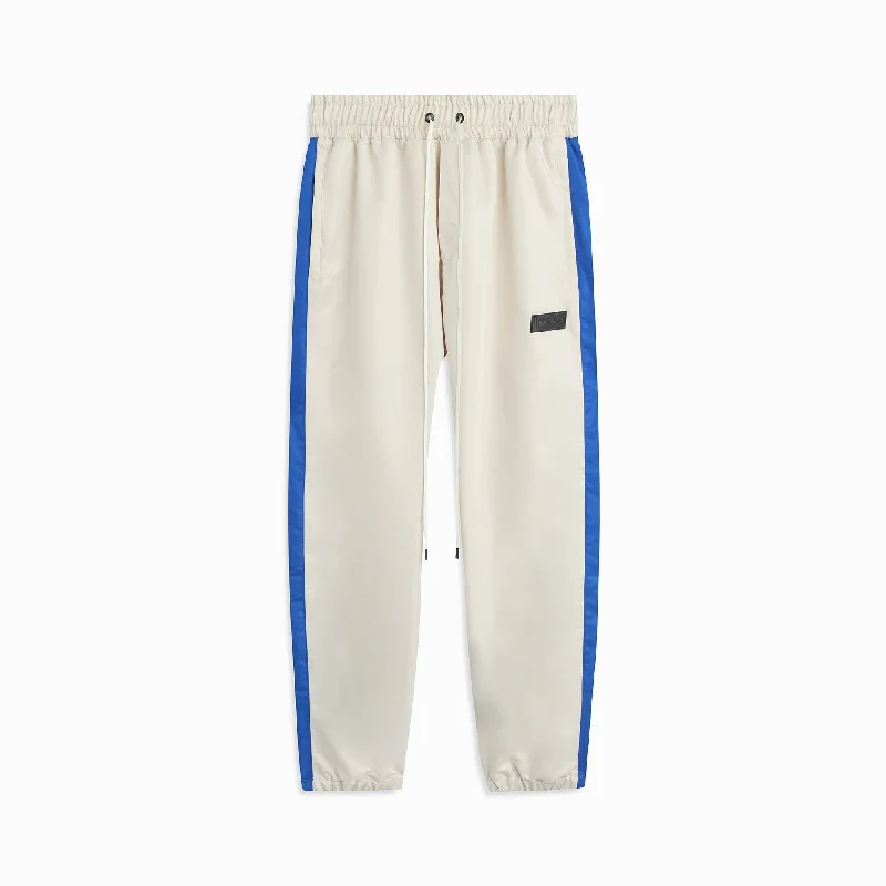 parachute track pant 1.5 / ivory + cobalt