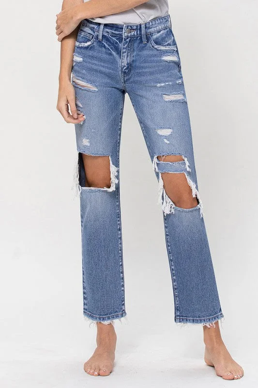 Brighten Crop Straight Jeans