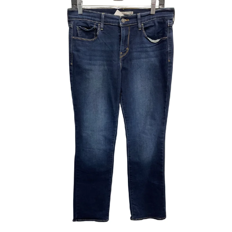 Jeans Straight By Levis In Blue, Size: 8